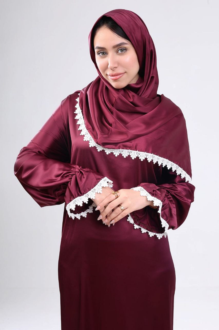 إسدال ساتان (مزود بالجبير)