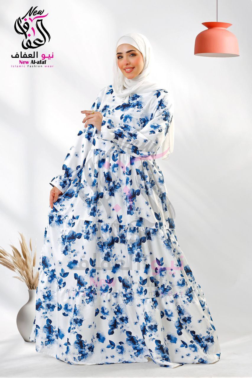 فستان كتان فرنسي - NewAlafaf