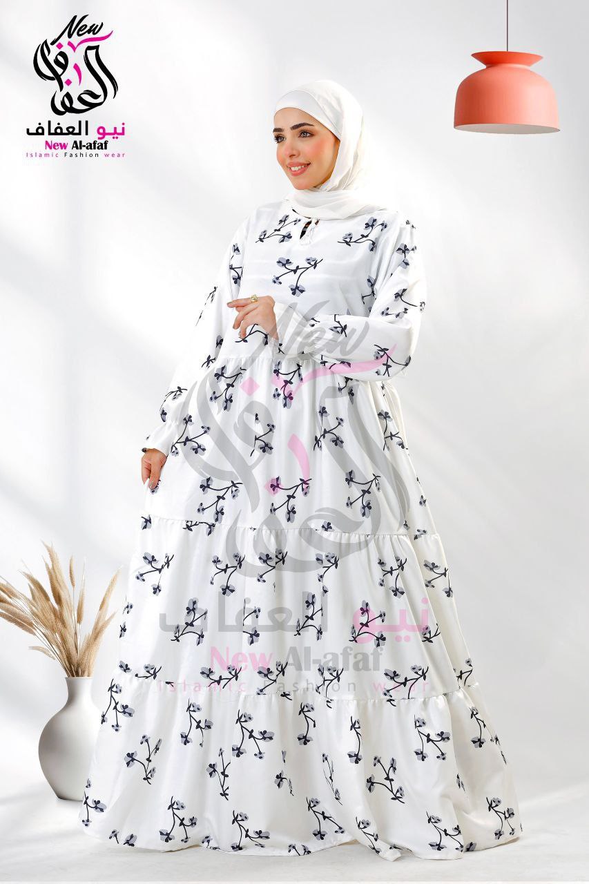 فستان كتان فرنسي