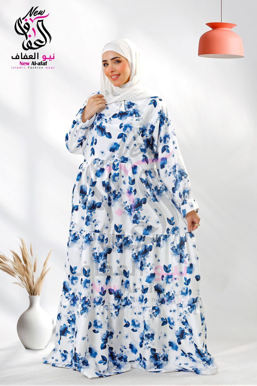 فستان كتان فرنسي