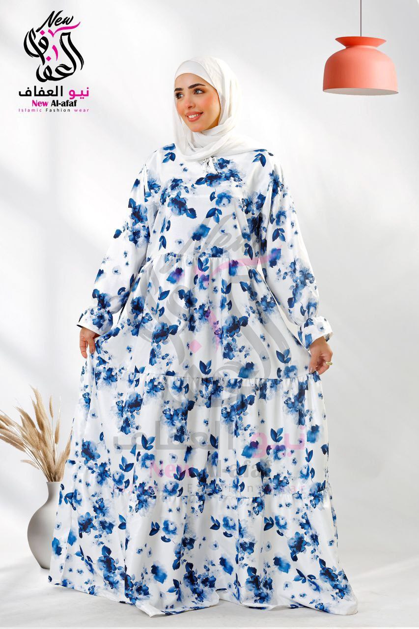 فستان كتان فرنسي - NewAlafaf